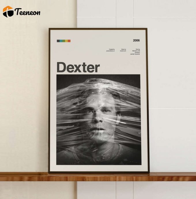 Dexter Tv Series Poster For Home Decor Gift Mid Century Tv Series Poster For Home Decor Gift Print 1