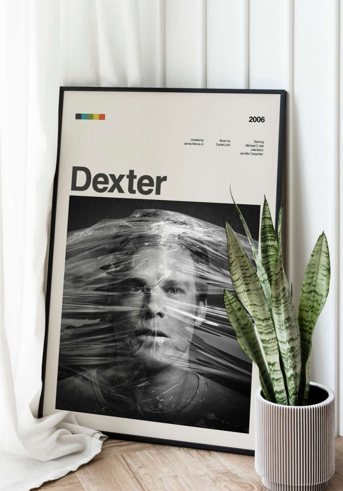 Dexter Tv Series Poster For Home Decor Gift Mid Century Tv Series Poster For Home Decor Gift Print 8