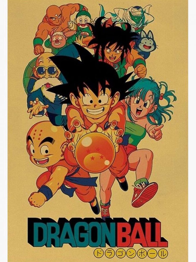 Dragon Ball Vintage Premium Matte Vertical Poster For Home Decor Gift 2