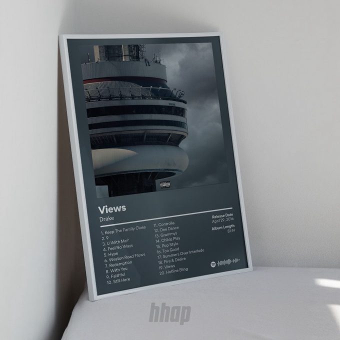 Drake - Views - Album Cover Poster For Home Decor Gift 2