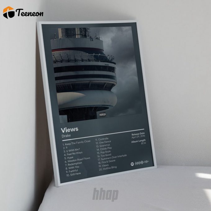 Drake - Views - Album Cover Poster For Home Decor Gift 1