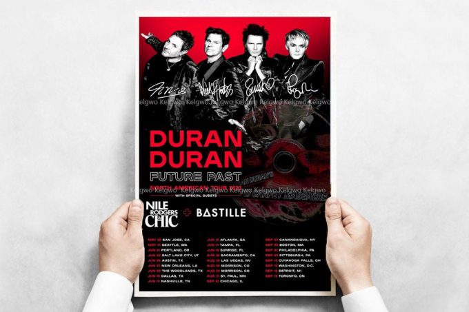 Duran Duran Tour Dates 2023 Poster For Home Decor Gift - Duran Duran World Tour 2023 Poster For Home Decor Gift 2