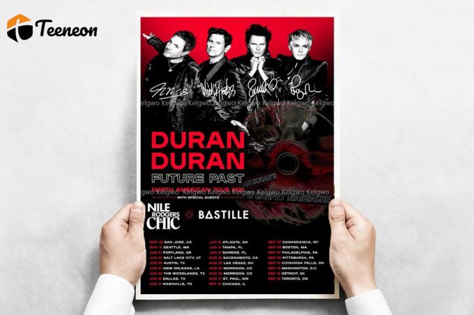 Duran Duran Tour Dates 2023 Poster For Home Decor Gift - Duran Duran World Tour 2023 Poster For Home Decor Gift 1