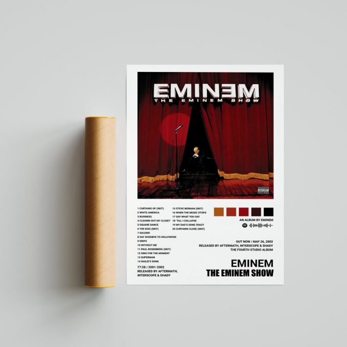 Eminem Poster For Home Decor Gifts / The Eminem Show Poster For Home Decor Gift, Album Cover Poster For Home Decor Gift Poster For Home Decor Gift Print Wall Art 3