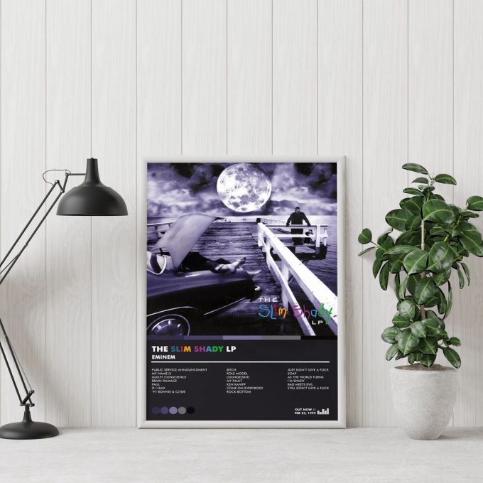 Eminem &Quot;The Slim Shady Lp&Quot; Album Poster For Home Decor Gift 3