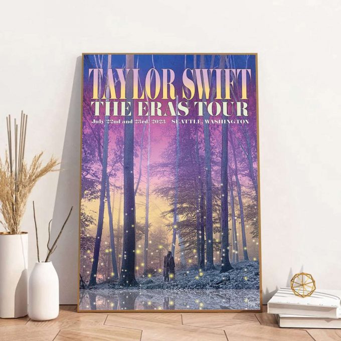 Eras Tour Seattle Poster For Home Decor Gift, Taylor Eras Tour Seattle Vip Poster For Home Decor Gift 3