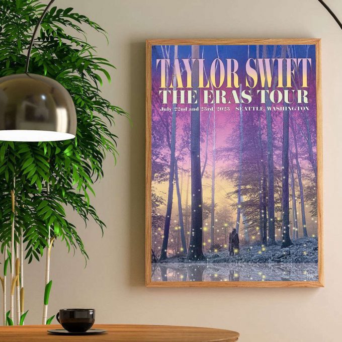 Eras Tour Seattle Poster For Home Decor Gift, Taylor Eras Tour Seattle Vip Poster For Home Decor Gift 6