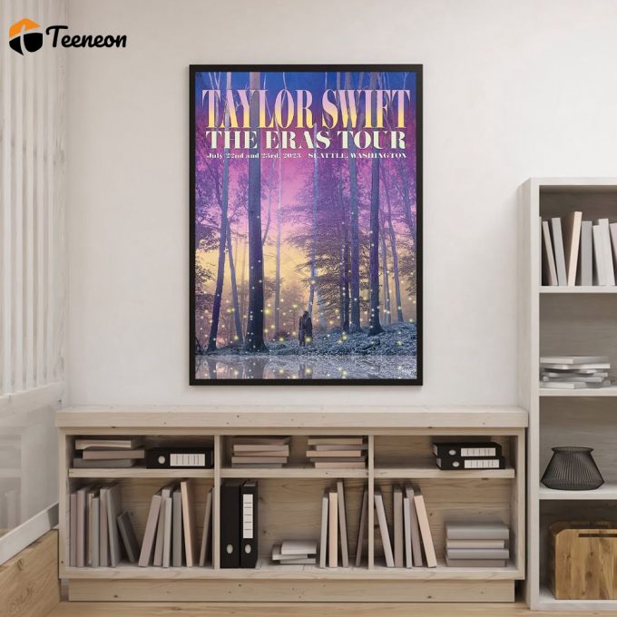 Eras Tour Seattle Poster For Home Decor Gift, Taylor Eras Tour Seattle Vip Poster For Home Decor Gift 1