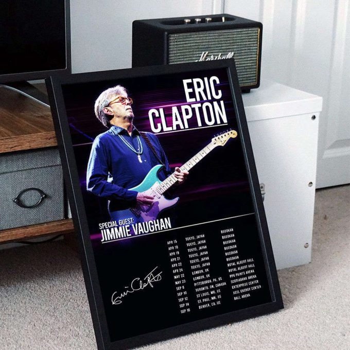 Eric Clapton 2023 Tour Poster For Home Decor Gift 2