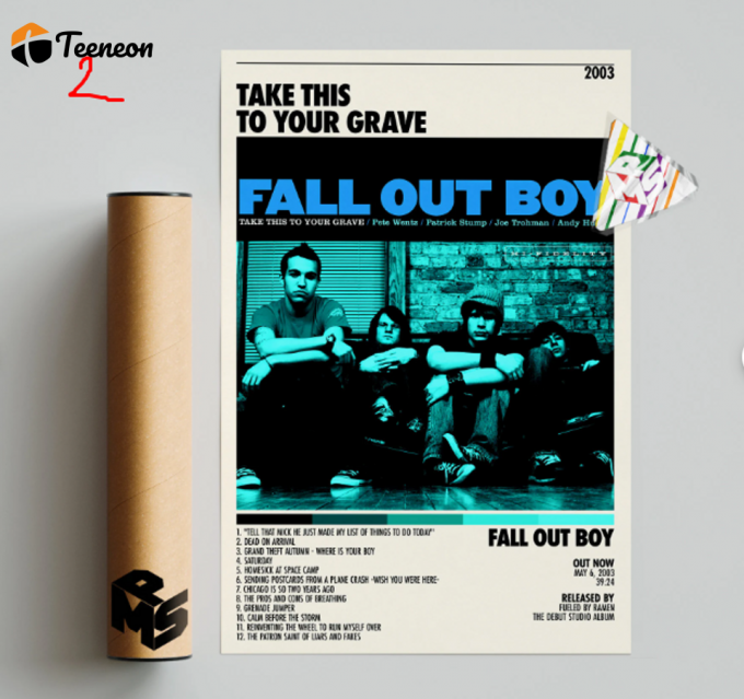 Fall Out Boy Poster For Home Decor Gift | Take This To Your Grave Poster For Home Decor Gift 1