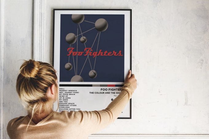 Ff Band Fighters - The Colour And The Shape Album Poster For Home Decor Gift 3