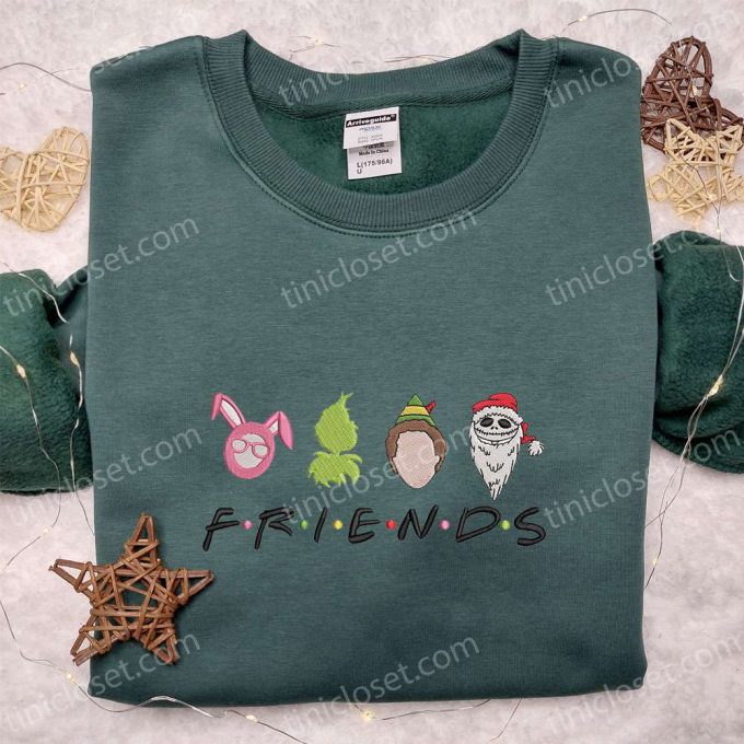 Friends Christmas Movie Characters Hoodie &Amp; T-Shirt: Perfect Holiday Gift Ideas For Friends 5