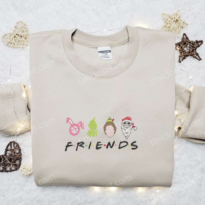 Friends Christmas Movie Characters Hoodie &Amp; T-Shirt: Perfect Holiday Gift Ideas For Friends 6