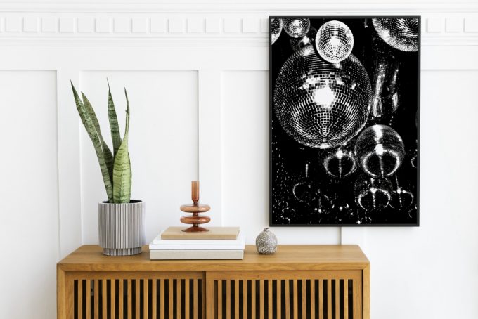 Funky Disco Ball 70S Poster For Home Decor Gift, Retro Vintage Print 3