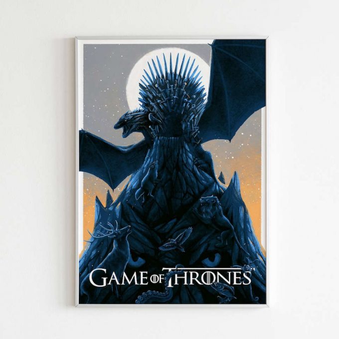 Game Of Thrones Poster For Home Decor Gift - George R. R. Martin - Game Of Thrones - Vintage Retro Poster For Home Decor Gift 2