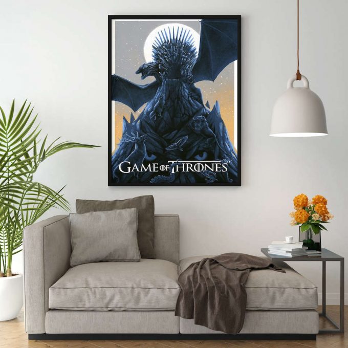 Game Of Thrones Poster For Home Decor Gift - George R. R. Martin - Game Of Thrones - Vintage Retro Poster For Home Decor Gift 3