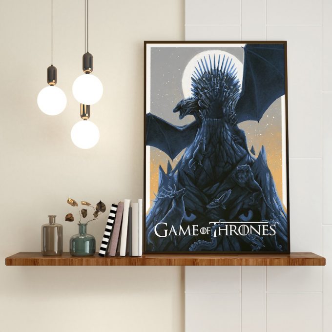 Game Of Thrones Poster For Home Decor Gift - George R. R. Martin - Game Of Thrones - Vintage Retro Poster For Home Decor Gift 4