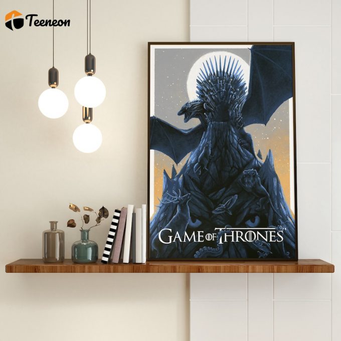 Game Of Thrones Poster For Home Decor Gift - George R. R. Martin - Game Of Thrones - Vintage Retro Poster For Home Decor Gift 1