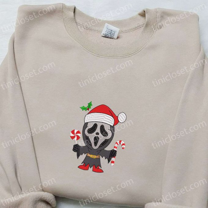 Spooky Meets F Gift For Men Women: Ghostface Xmas Shirt Halloween Hoodie &Amp; Christmas Sweatshirt 2