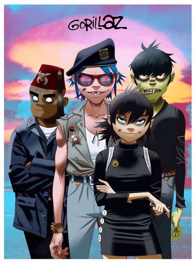 Gorillaz Poster For Home Decor Gifts , Cover Poster For Home Decor Gift 5