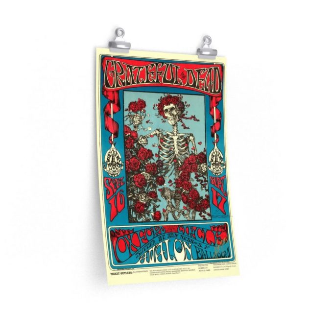 Grateful Dead Concert Poster For Home Decor Gift 2