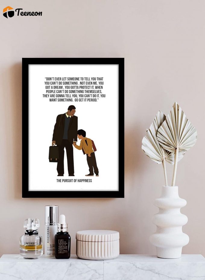 Gray Wall Good Hope Pursuit Of Happpiness Movie Poster For Home Decor Gift 1