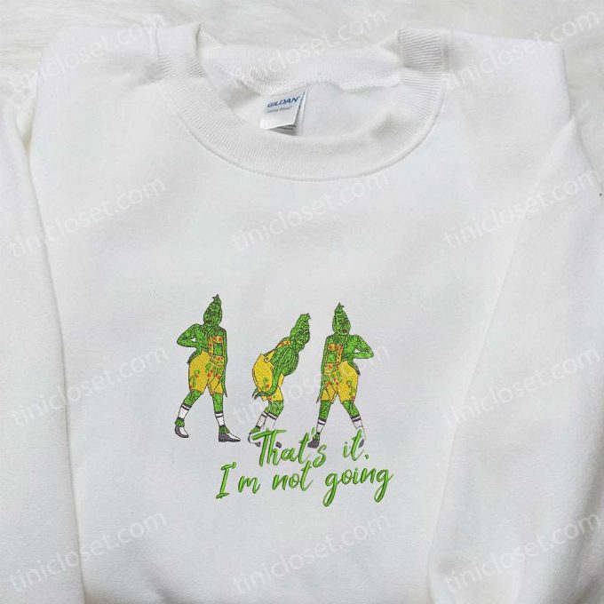 Grinch Embroidered Shirt &Amp; Hoodie: B Gift For Men Women Christmas Gifts For Family 2