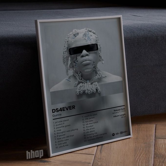 Gunna - Ds4Ever Album Cover Poster For Home Decor Gift 3