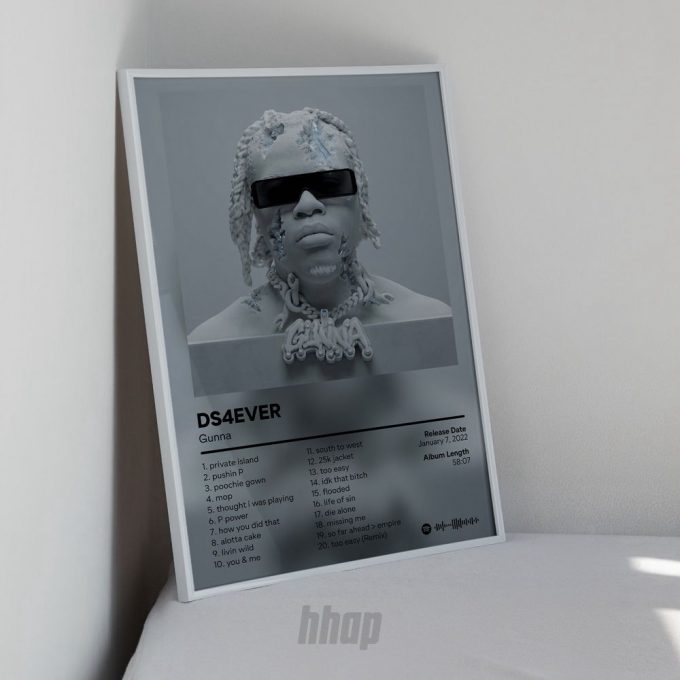 Gunna - Ds4Ever Album Cover Poster For Home Decor Gift 4