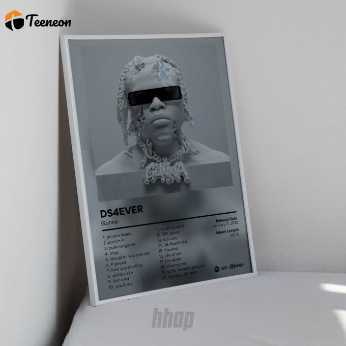 Gunna - Ds4Ever Album Cover Poster For Home Decor Gift 1