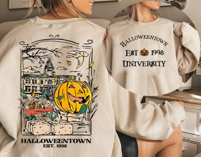 Halloweentown University Est 1998 Shirt: Celebrate Spooky Style With Our Vintage-Inspired Halloween Apparel! 3