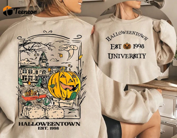 Halloweentown University Est 1998 Shirt: Celebrate Spooky Style With Our Vintage-Inspired Halloween Apparel! 1