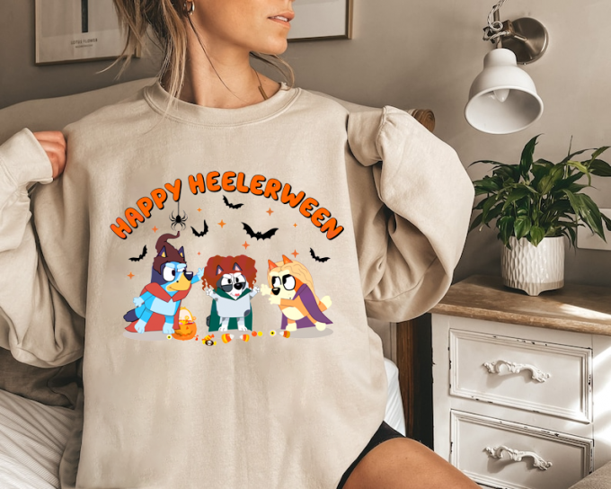 Spooktacular Happy Heelerween Bluey Halloween Shirt - Perfect For Celebrating In Style! 2