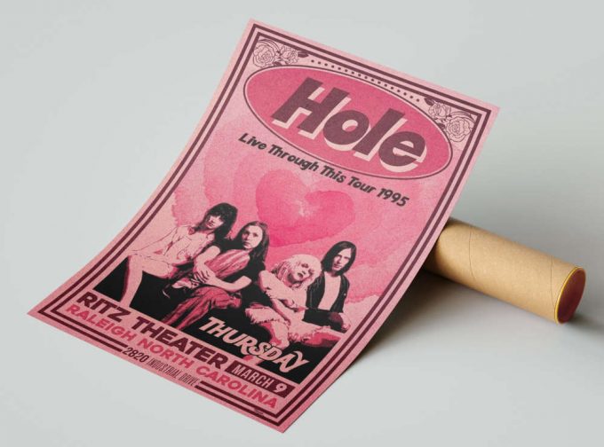 Hole Band Live Through This 1995 Poster 2