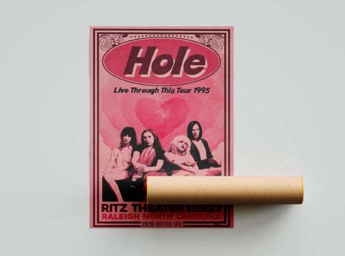 Hole Band Live Through This 1995 Poster 3