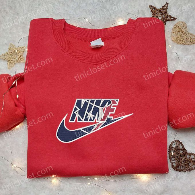 Houston Texans X Nike Embroidered Shirt &Amp; Hoodie: Nfl Sports Apparel With Nike-Inspired D Gift For Men Women 6