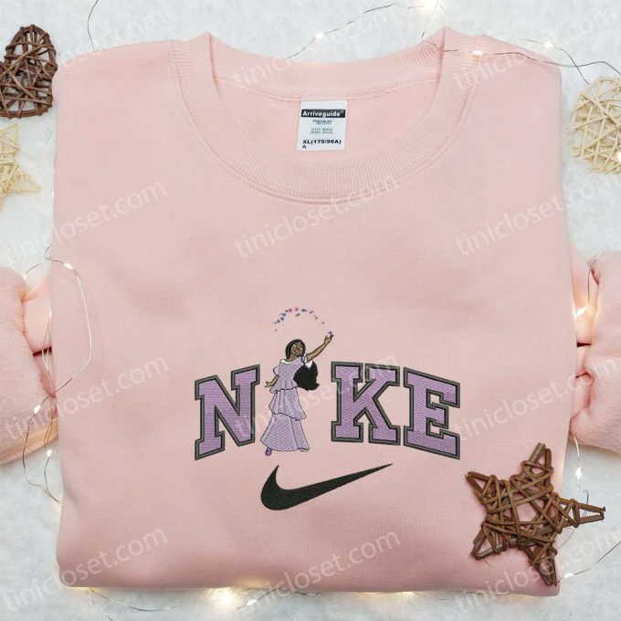 Exclusive Isabela Madrigal X Nike Embroidered Shirt Disney Encanto Hoodie &Amp; Nike Inspired Sweatshirt 3