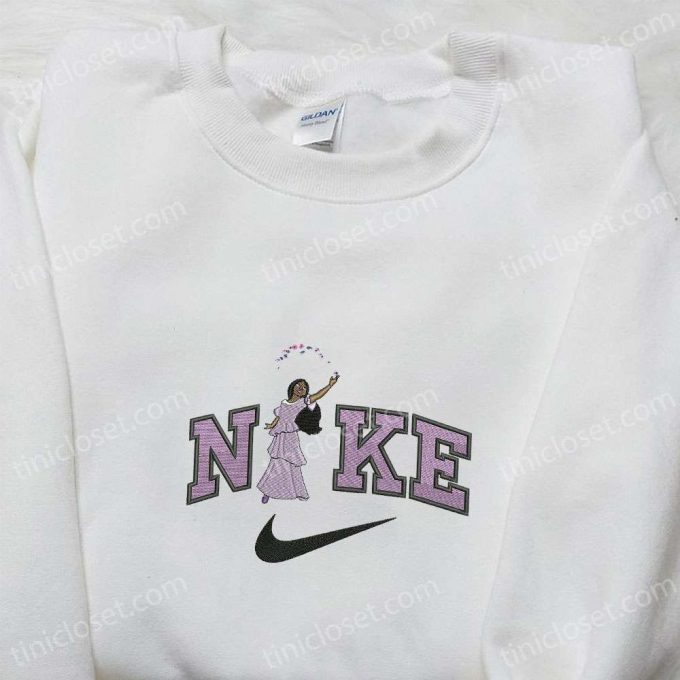 Exclusive Isabela Madrigal X Nike Embroidered Shirt Disney Encanto Hoodie &Amp; Nike Inspired Sweatshirt 5