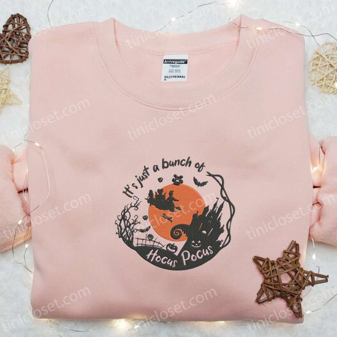 Hocus Pocus Embroidered Sweatshirt: B Gift For Men Women Halloween Gift Idea For A Spooky Halloween Shirt 5