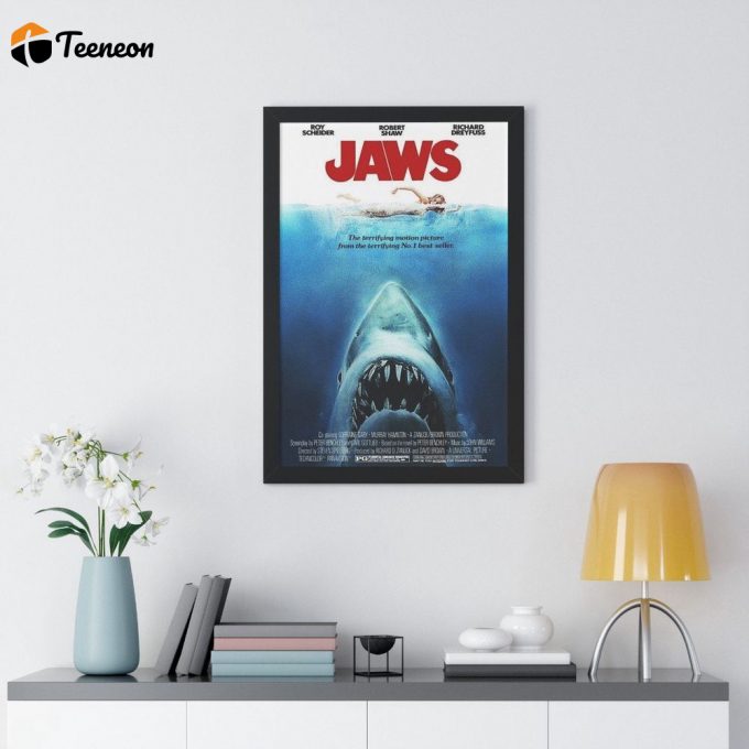 Jaws Retro Movie Poster For Home Decor Gift - Jaws Poster For Home Decor Gift - Jaws Movie Poster For Home Decor Gift 1