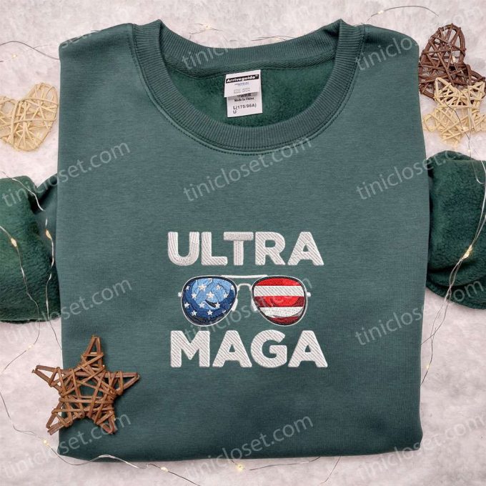 Joe Biden &Amp; Donald Trump Embroidered Shirts: Make America Great Again! Trump Sweatshirt &Amp; Hot Political Topics Tee 2