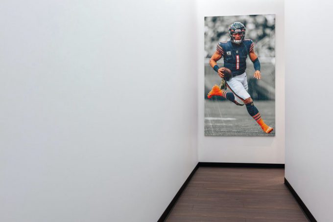 Justin Fields Chicago Bears Poster For Home Decor Gift 2