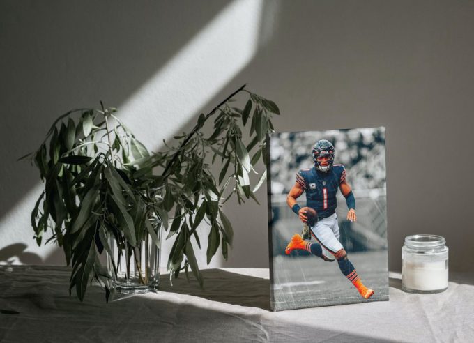 Justin Fields Chicago Bears Poster For Home Decor Gift 4