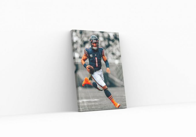 Justin Fields Chicago Bears Poster For Home Decor Gift 6