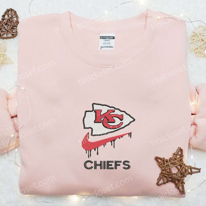 Exclusive Kansas City Chiefs Nike Swoosh Drip Shirt &Amp; Nfl Sports Hoodie: Perfect Gift Ideas 2