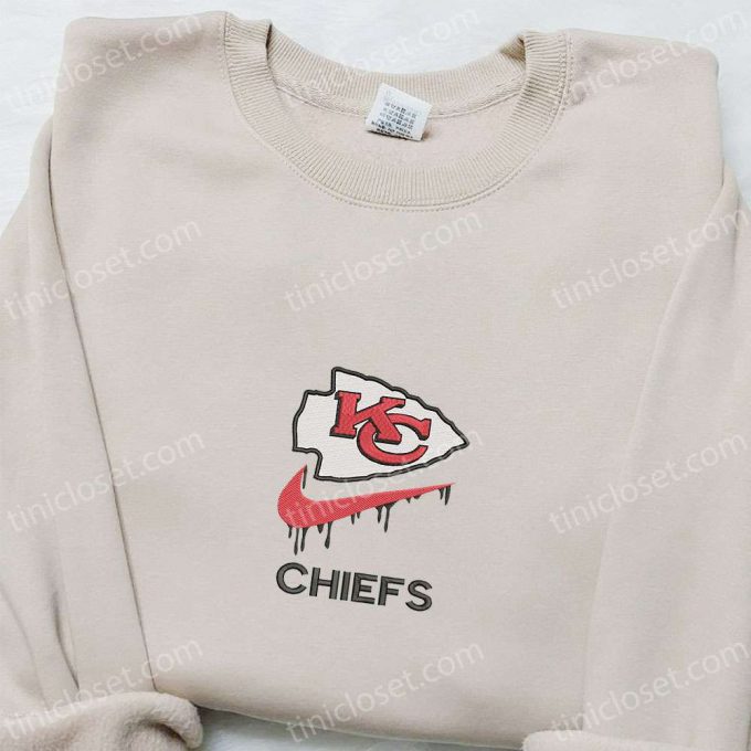 Exclusive Kansas City Chiefs Nike Swoosh Drip Shirt &Amp; Nfl Sports Hoodie: Perfect Gift Ideas 3