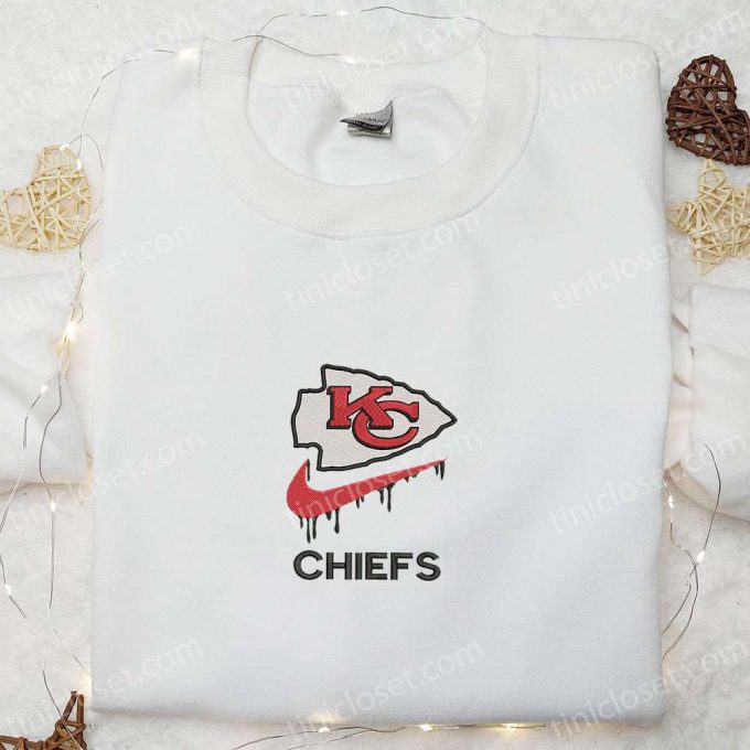 Exclusive Kansas City Chiefs Nike Swoosh Drip Shirt &Amp; Nfl Sports Hoodie: Perfect Gift Ideas 4