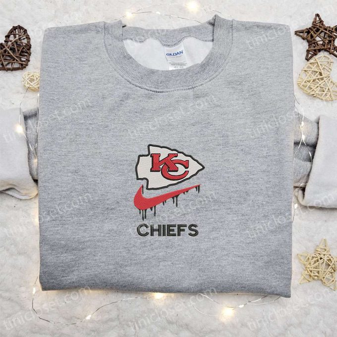 Exclusive Kansas City Chiefs Nike Swoosh Drip Shirt &Amp; Nfl Sports Hoodie: Perfect Gift Ideas 5