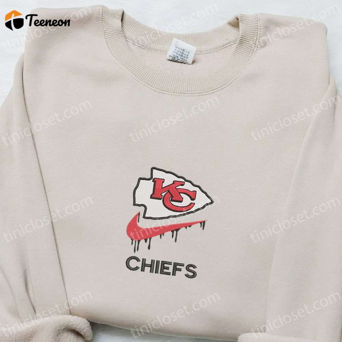 Exclusive Kansas City Chiefs Nike Swoosh Drip Shirt &Amp;Amp; Nfl Sports Hoodie: Perfect Gift Ideas 1