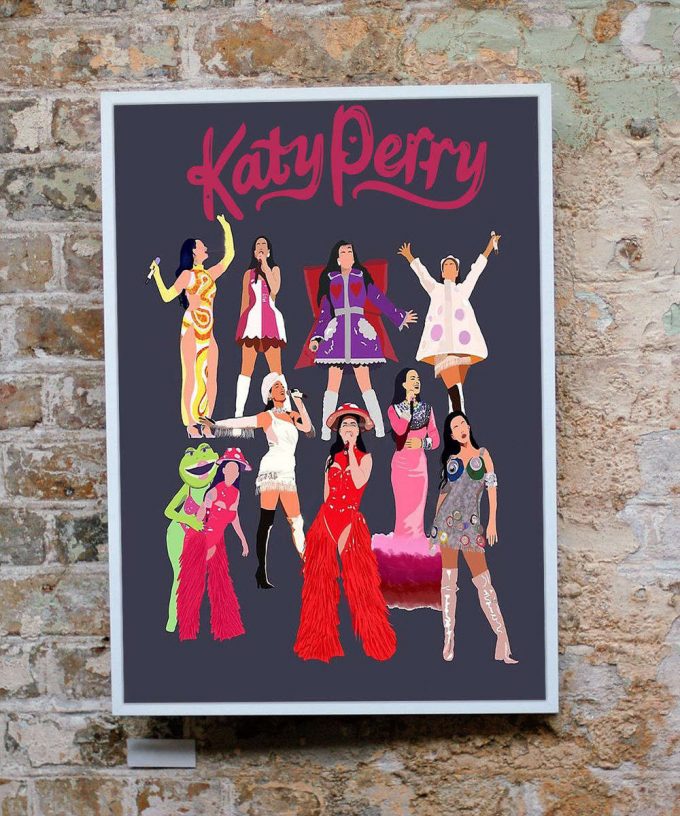 Katy Perry Poster For Home Decor Gift, Katy Perry Collection Poster For Home Decor Gift, Play Las Vegas 2023 Poster For Home Decor Gift 2